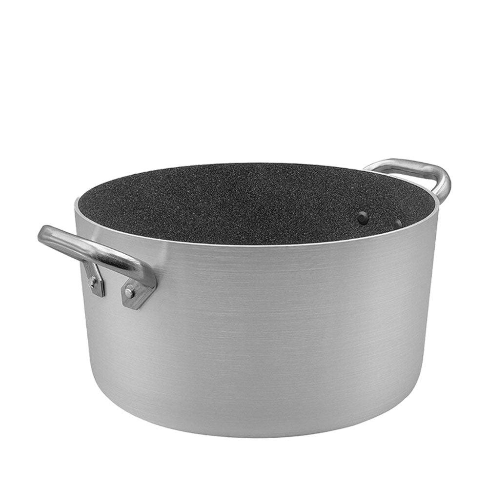 Agnelli SharkSkin Cacerola Alta En Aluminio Antiadherente Con 2 Asas En Acero Inoxidable
