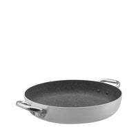 Agnelli SharkSkin Shallow Non-Stick Aluminium Sauté Pan With 2 Stainless Steel Handles