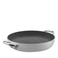 Agnelli SharkSkin Shallow Non-Stick Aluminium Sauté Pan With 2 Stainless Steel Handles