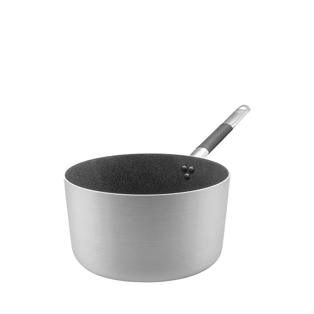 Agnelli SharkSkin High Non-Stick Aluminum Casserole with Cool Stainless Steel Handle