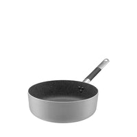 Agnelli SharkSkin Lage anti-aanbak aluminium pan met cool roestvrij stalen handgreep