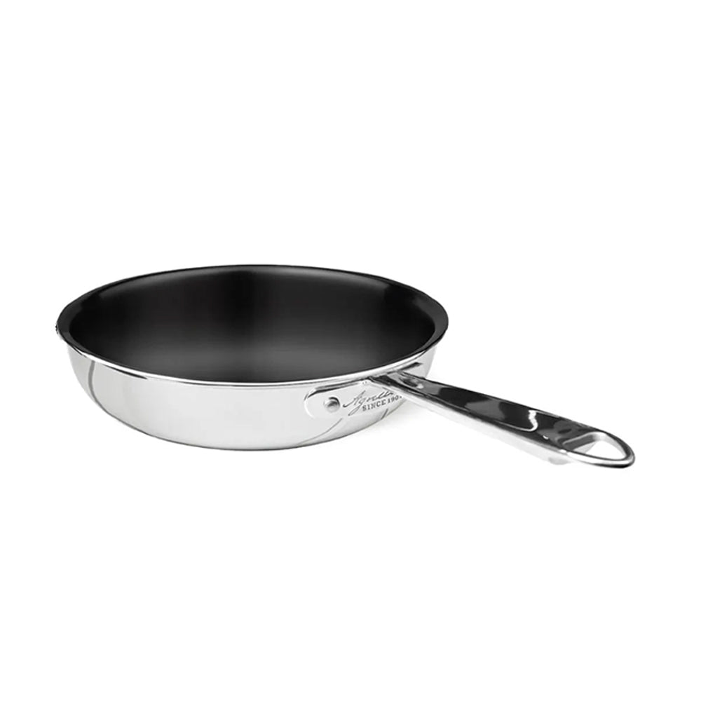 Agnelli Non-Stick Alu-Inox Sartén Alta Acampanada Antiadherente en Aluminio con Mango de Acero Inoxidable
