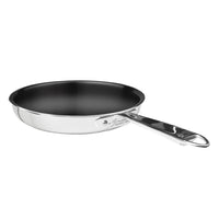 Agnelli Non-Stick Alu-Inox Sartén Baja con Antiadherente Sharkskin en Aluminio con Mango de Acero Inoxidable