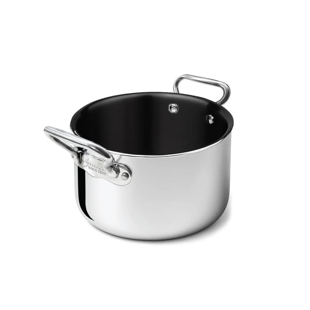 Agnelli Non-Stick Alu-Inox Cacerola alta antiadherente aluminio con asas inox