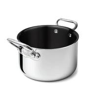 Agnelli Non-Stick Alu-Inox Cacerola alta antiadherente aluminio con asas inox
