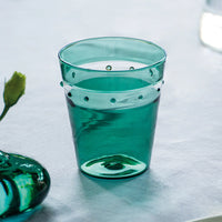 30 cl - Zafferano A Pallini vaso tumbler de agua hecho a mano de vidrio borosilicato - Set de 4 pz