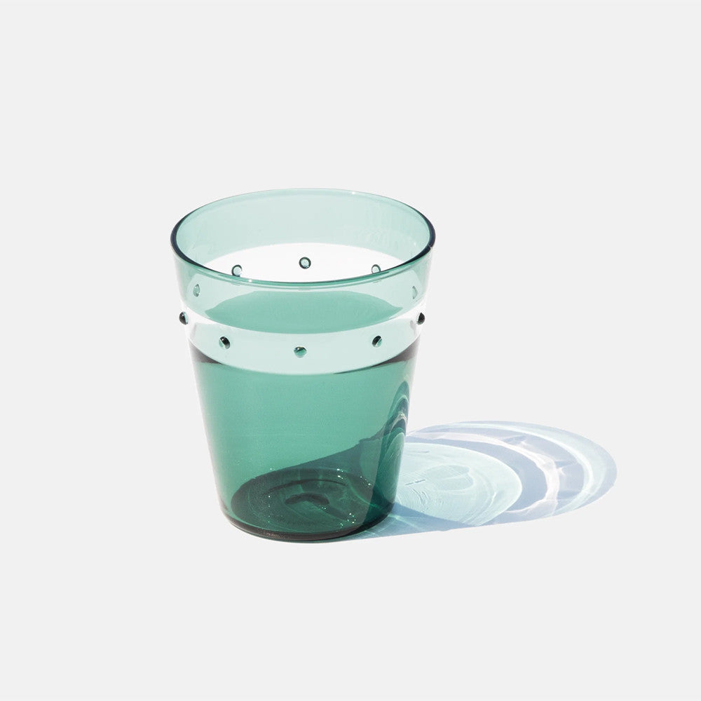 30 cl - Zafferano A Pallini vaso tumbler de agua hecho a mano de vidrio borosilicato - Set de 4 pz