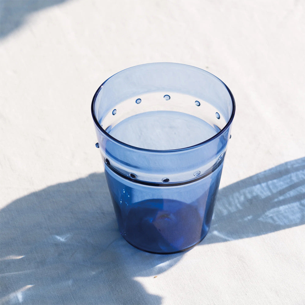 30 cl - Zafferano A Pallini vaso tumbler de agua hecho a mano de vidrio borosilicato - Set de 4 pz