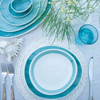 12.5 cm - Tognana B-Rush Plato de Postre Drop en Porcelana - Set de 6 Pzs