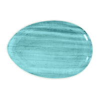 31 cm - Tognana B-Rush Plato llano oval de porcelana Set de 4 pz