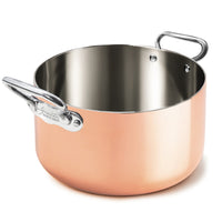 Agnelli Copper4 Cacerola alta inducción con 2 asas