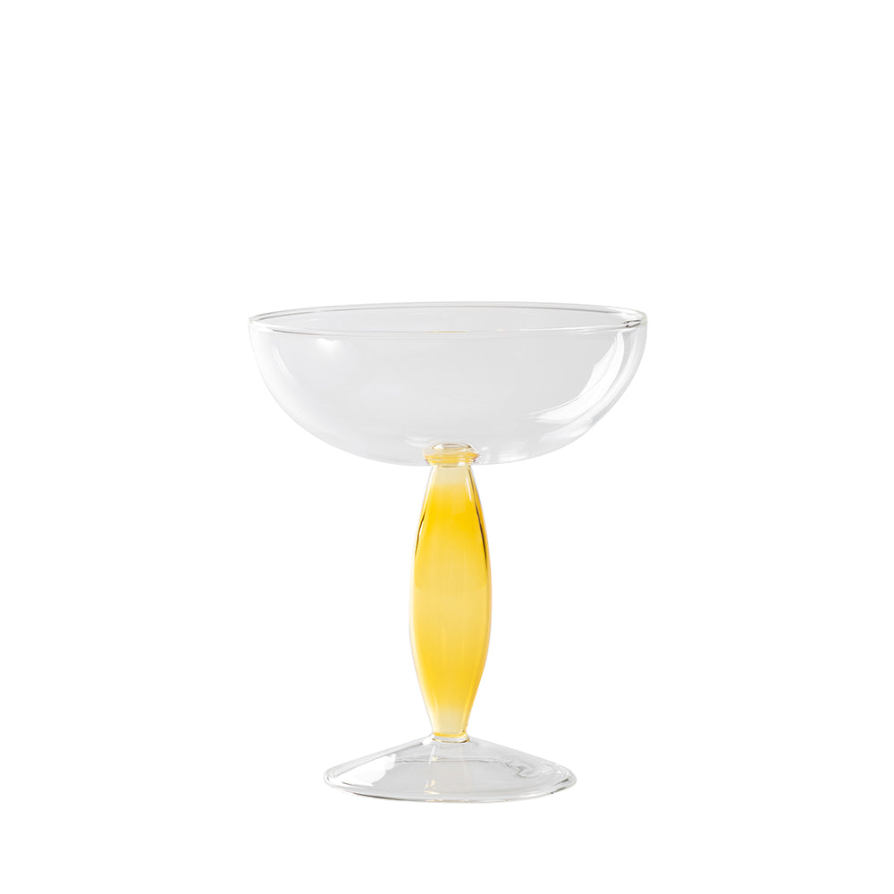 28 cl - Zafferano Dorici Champagner-Coupe Aus Glas Set 4 Pz