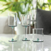 34.5 cl - Zafferano Discobolo Bicchiere Acqua In Vetro Set 4 Pz