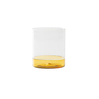 44 cl - Zafferano Filo Bianco Verre tumbler à eau en verre borosilicaté Set de 4 pz