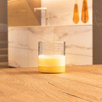44 cl - Zafferano Filo Bianco Verre tumbler à eau en verre borosilicaté Set de 4 pz