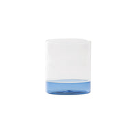 44 cl - Zafferano Filo Bianco Verre tumbler à eau en verre borosilicaté Set de 4 pz