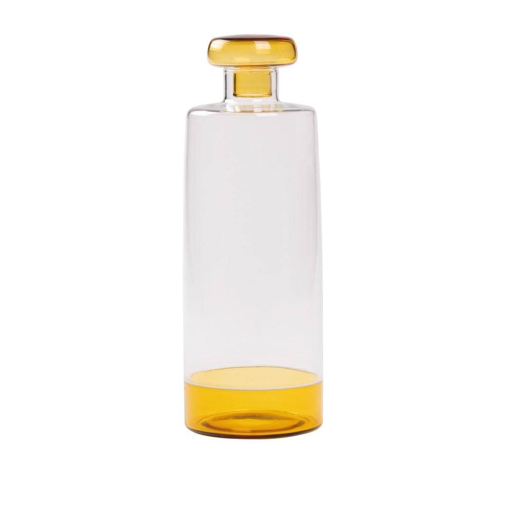 100 cl - Zafferano Filo Bianco Bottle in Borosilicate Glass