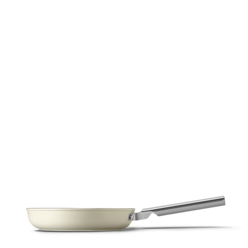 Smeg Cookware non-stick ceramic shallow pan in aluminum
