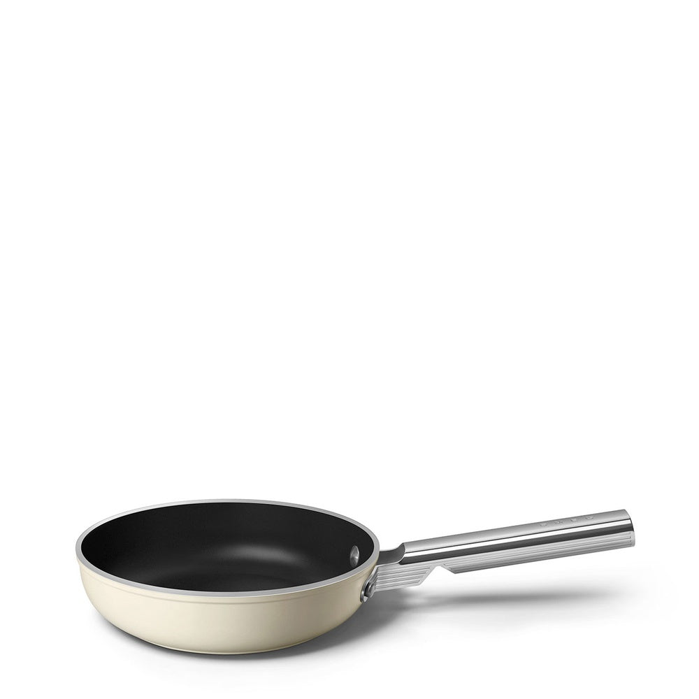 Smeg Cookware non-stick ceramic shallow pan in aluminum