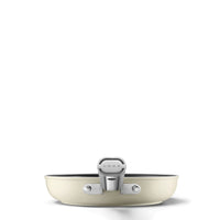 Smeg Cookware non-stick ceramic shallow pan in aluminum