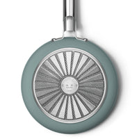 Smeg Cookware non-stick ceramic shallow pan in aluminum