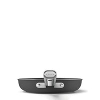 Smeg Cookware non-stick ceramic shallow pan in aluminum
