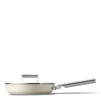 Smeg Cookware non-stick ceramic shallow pan in aluminum