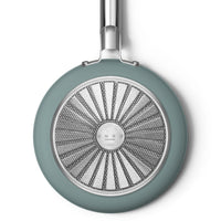 Smeg Cookware non-stick ceramic shallow pan in aluminum