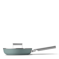 Smeg Cookware non-stick ceramic shallow pan in aluminum