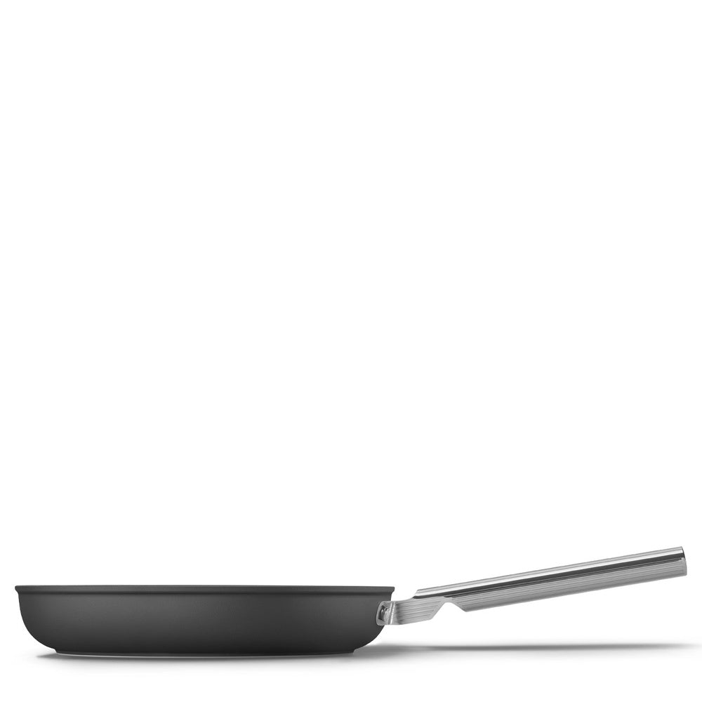 Smeg Cookware non-stick ceramic shallow pan in aluminum