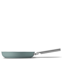 Smeg Cookware non-stick ceramic shallow pan in aluminum