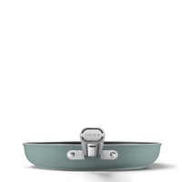 Smeg Cookware non-stick ceramic shallow pan in aluminum