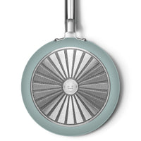 Smeg Cookware non-stick ceramic shallow pan in aluminum