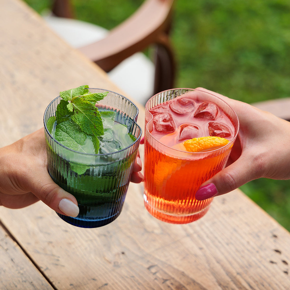 33.5 cl - Zafferano Handy vaso de agua en vidrio - set 6 piezas