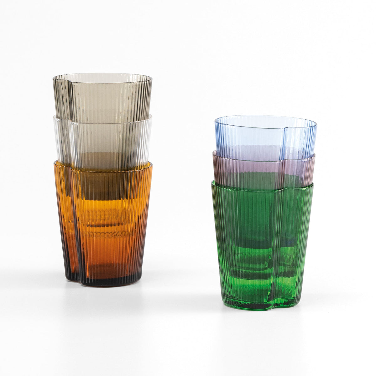 33.5 cl - Zafferano Handy vaso de agua en vidrio - set 6 piezas