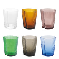 33.5 cl - Zafferano Handy vaso de agua en vidrio - set 6 piezas