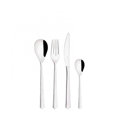 Bugatti Neo Cutlery Set in 18/10 Stainless Steel - Set of 24 Pcs
