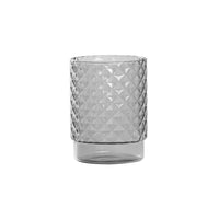 45 cl - Zafferano Isolano Stackable Water Glass in Borosilicate Glass Set 4 Pz