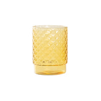 45 cl - Zafferano Isolano Stackable Water Glass in Borosilicate Glass Set 4 Pz