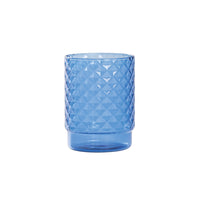 45 cl - Zafferano Isolano Stackable Water Glass in Borosilicate Glass Set 4 Pz