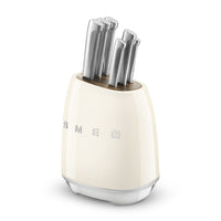Smeg 50's Style taco de cuchillos con cuchillos - set 6 piezas