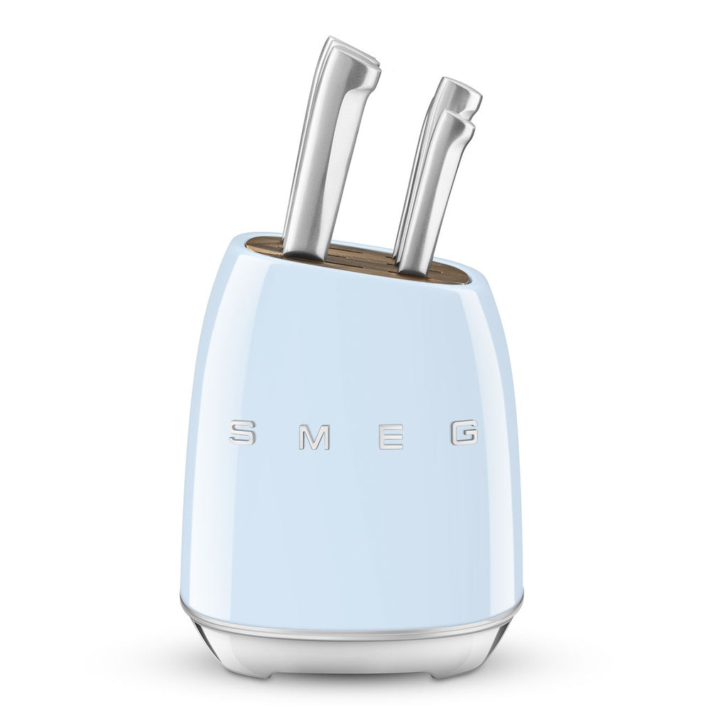 Smeg 50's Style taco de cuchillos con cuchillos - set 6 piezas