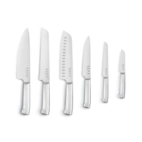 Smeg 50's Style taco de cuchillos con cuchillos - set 6 piezas