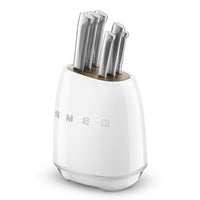 Smeg 50's Style taco de cuchillos con cuchillos - set 6 piezas