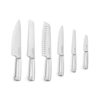 Smeg 50's Style taco de cuchillos con cuchillos - set 6 piezas