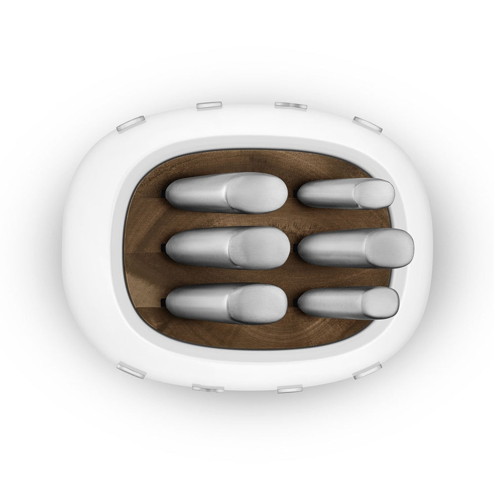 Smeg 50's Style taco de cuchillos con cuchillos - set 6 piezas