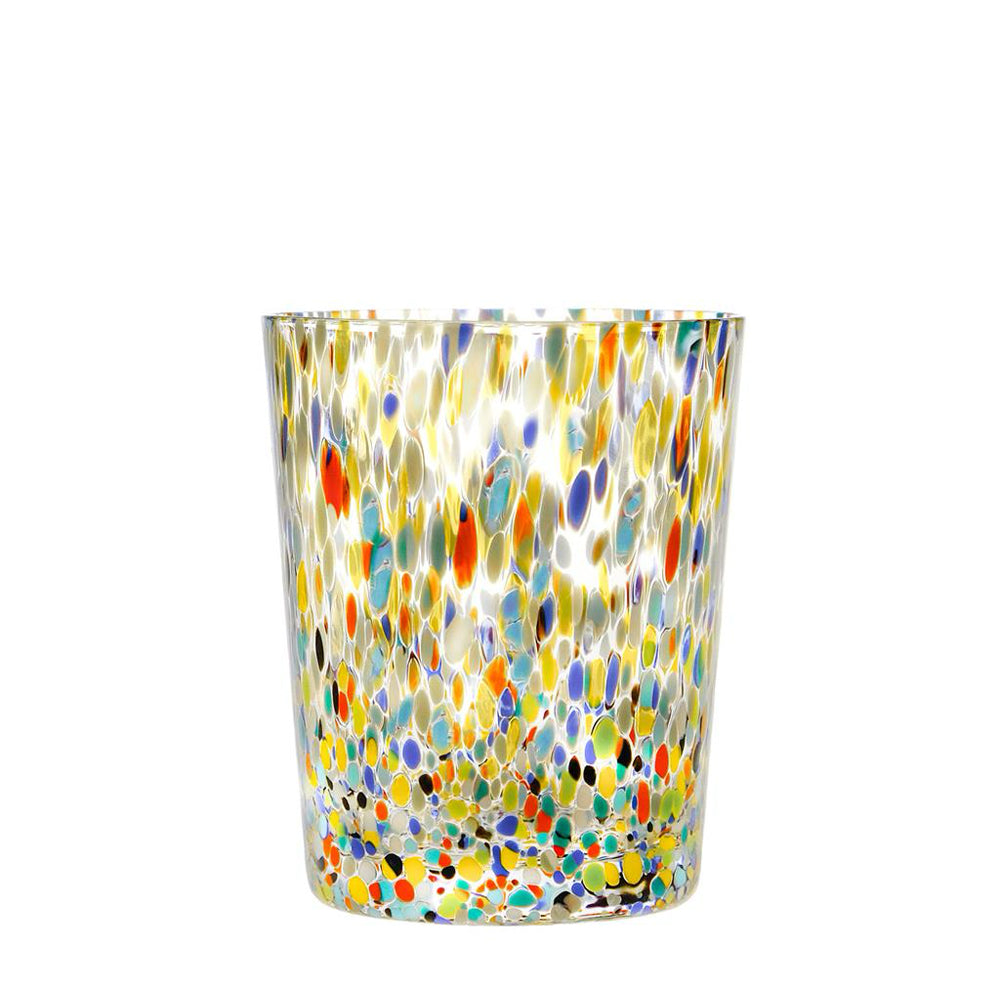 40 cl - Allure Bicchiere Acqua Decorato In Vetro Set 6 Pz