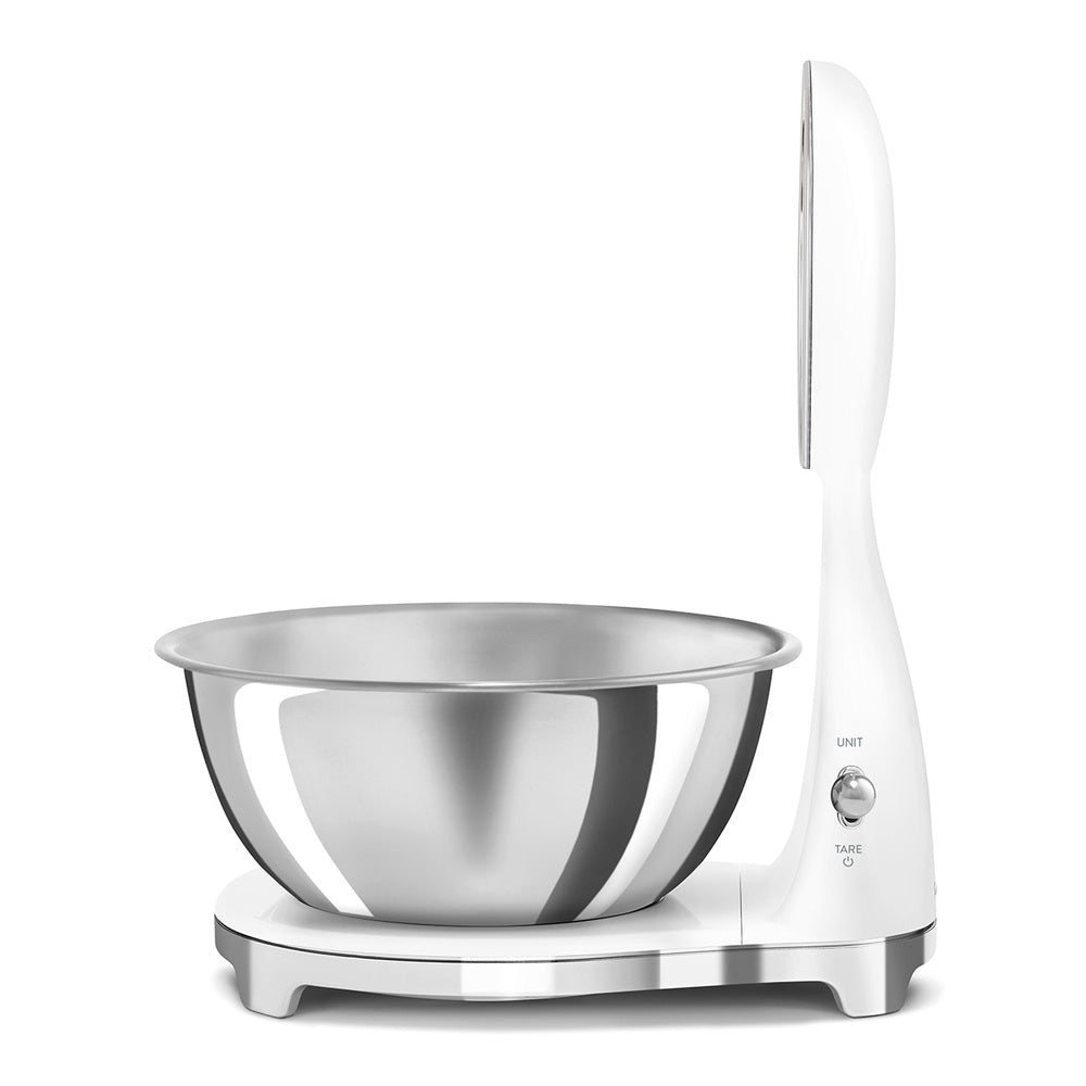Smeg rechargeable analog-digital kitchen scale