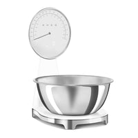 Smeg rechargeable analog-digital kitchen scale