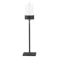 8.7 x H.35.6 cm - Zafferano Perpetua dimmable table lamp in aluminum
